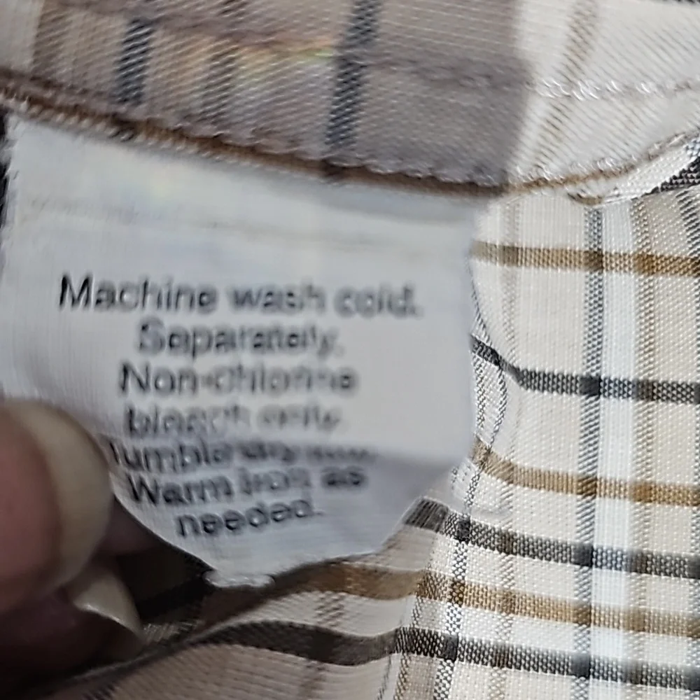 J. Crew classic short sleeves checkered shirt xl